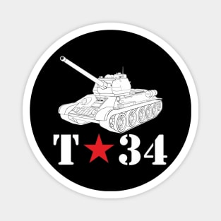 Soviet T-34 tank Magnet